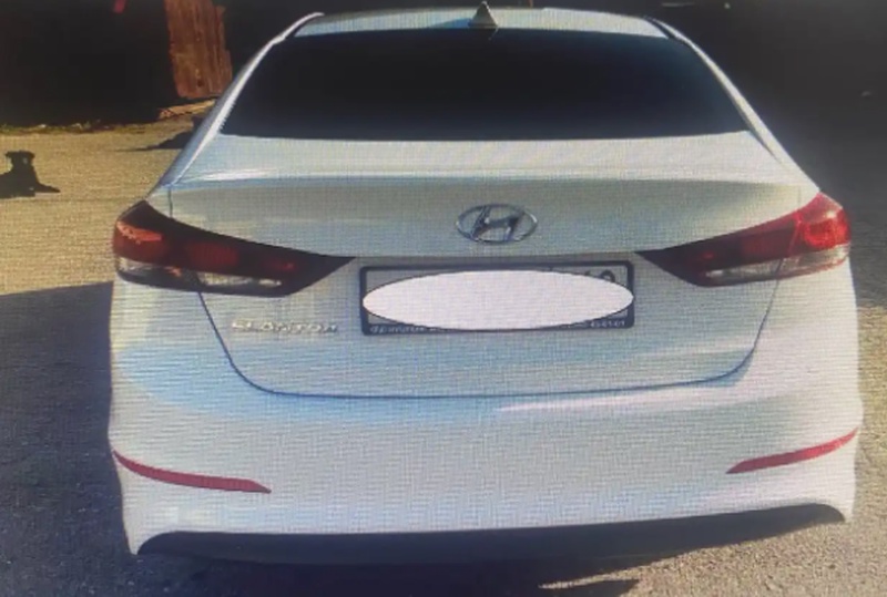 Бампер задний на Hyundai Elantra